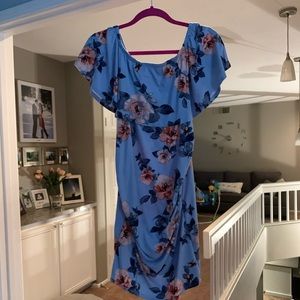 Maternity Blue Dress